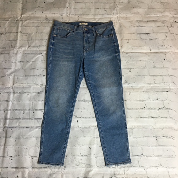 Madewell 10” High Rise Skinny Crop size 30 - Picture 1 of 9